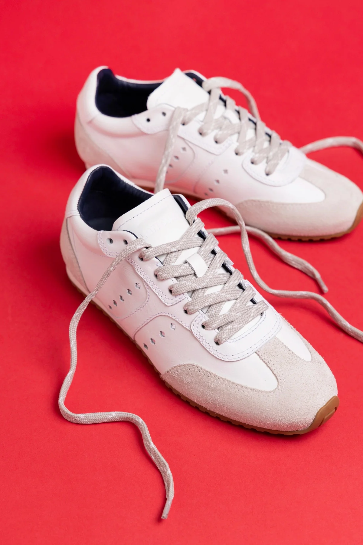 Stella Sneaker In White Leather - Image 2