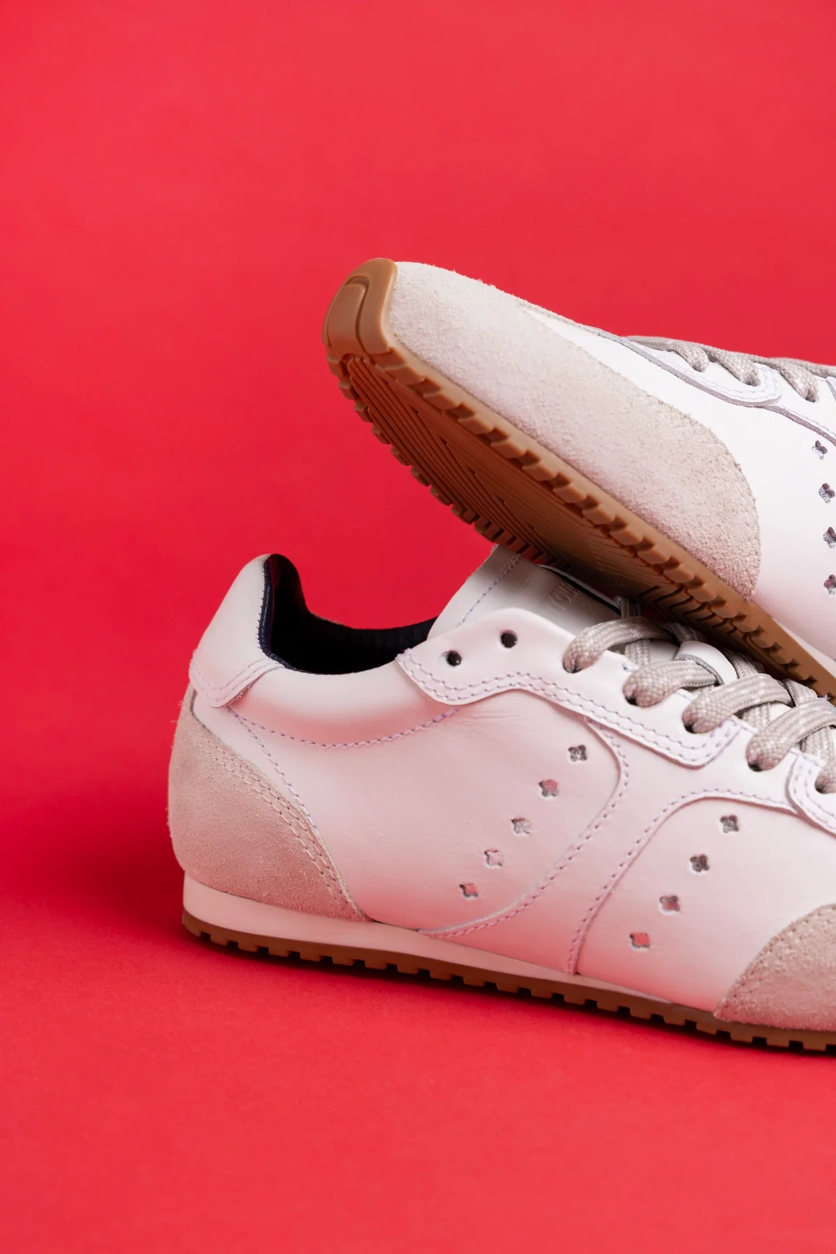 Stella Sneaker In White Leather - Image 7